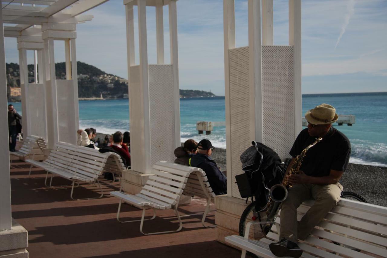 Very Central Apartment With Terrace Nizza Esterno foto
